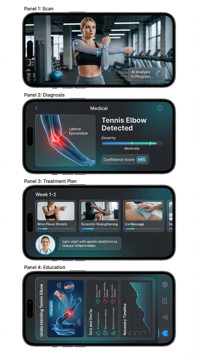 PhysiPhone health intake and care flow